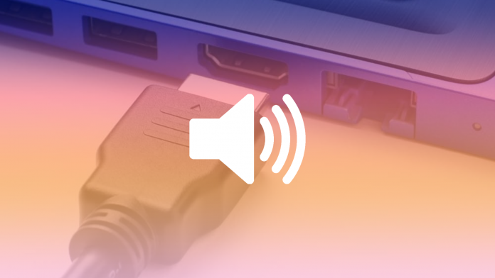 How to fix no sound on a laptop via HDMI